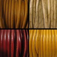 Buy Stringing Material Faux Nappa Leather Cords 6mm  at wholesale prices