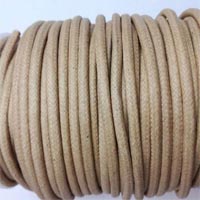 Round Waxed Cotton Cords - 4mm