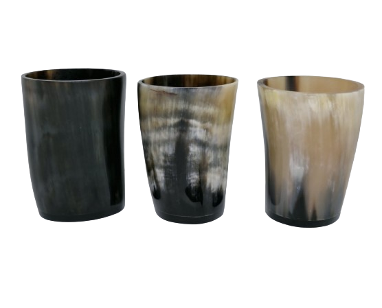 Medieval Viking Horn Glasses