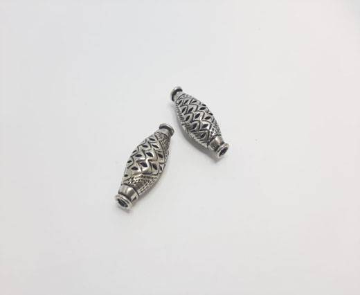 Antique Silver Plated beads - 44023