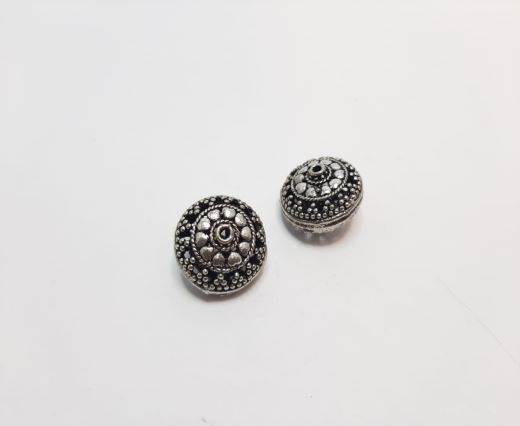 Antique Silver Plated beads - 44081