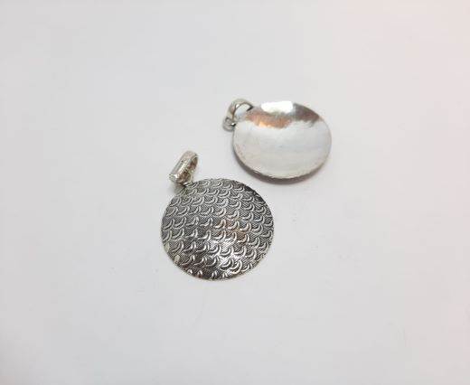 Antique Silver Plated beads - 44086
