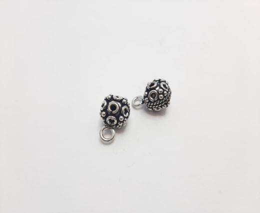 Antique Silver Plated beads - 44288