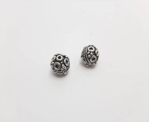 Antique Silver Plated beads - 44294
