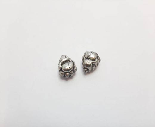 Antique Silver Plated beads - 44311