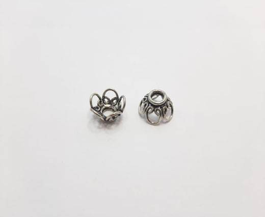 Antique Silver Plated beads - 44313