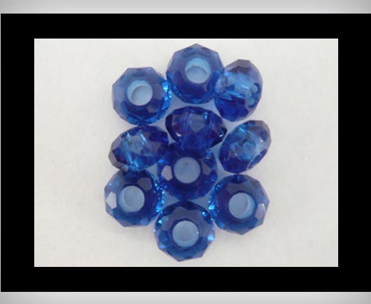 Faceted-Big-Hole-Blue Opal