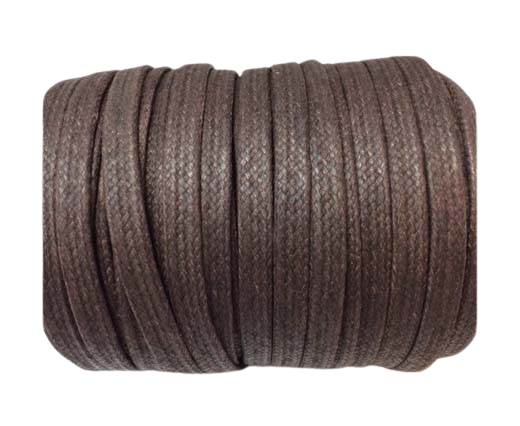 Flat Wax Cotton Cords in 5 mm