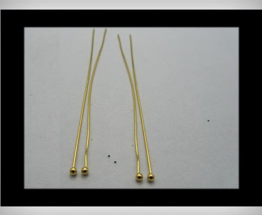 Head Pins FI7023-Gold-70mmx2mm