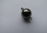 brass Magnetic clasp Black - MG1-10mm-Black