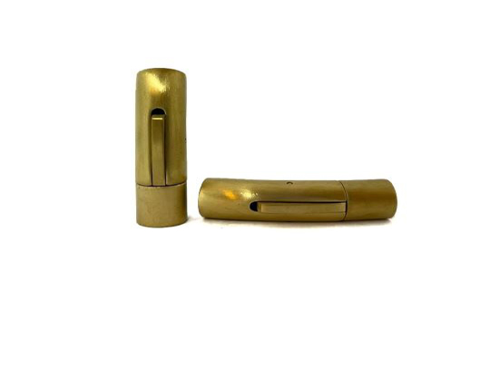 Stainless Steel Magnetic Clasp,Gold Matt,MGST-06 6mm