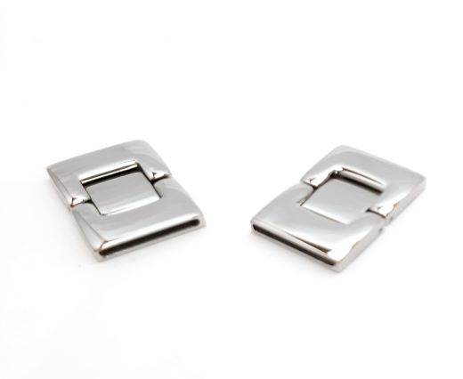 Stainless Steel Magnetic Clasp,Steel,MGST-154-15,5*2mm