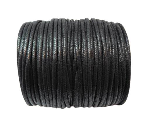2mm Black Cotton Cord, 2mm Waxed Cotton Cord, 25 Yards, Black Cord, Cotton  Necklace Cord, Beading Supplies, Item 2237c -  Canada