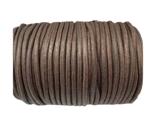 2MM Wax Cotton Cord & Stringing Material, Natural/Tan Color
