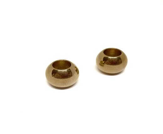 Stainless steel part for leather SSP-206 -6mm Gold