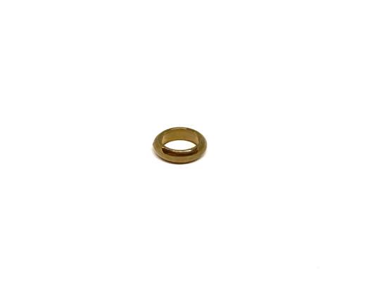 Stainless steel part for leather SSP-69 -6mm Gold