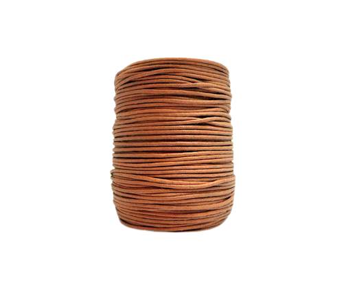 Wax Cotton Cords - 1mm - Rust 