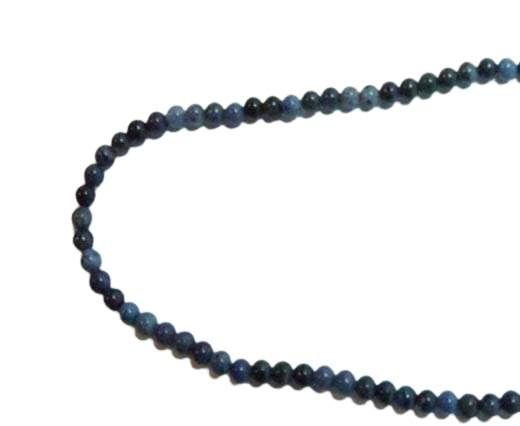 Natural Denim Blue Sodalite 4mm 6mm 8mm 10mm Round Beads
