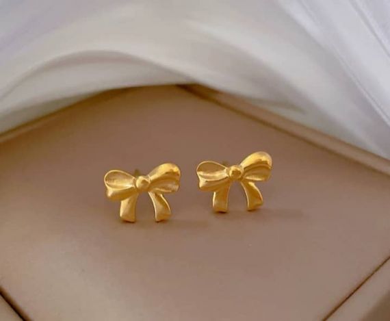 Stainless Steel Earnings - SSEAR40-PVD Gold plated
