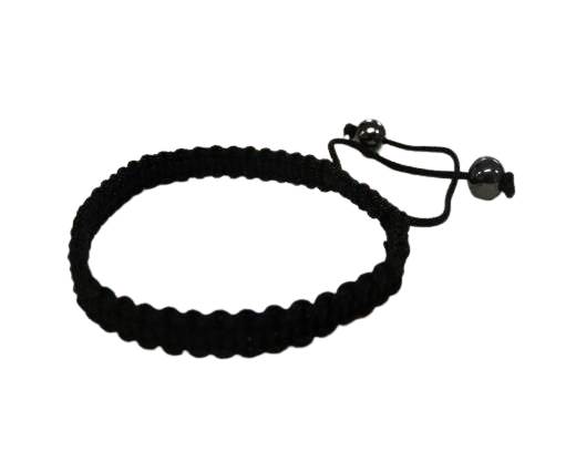 Bella Cable Heart Lock Bracelet | Trendzio, Black